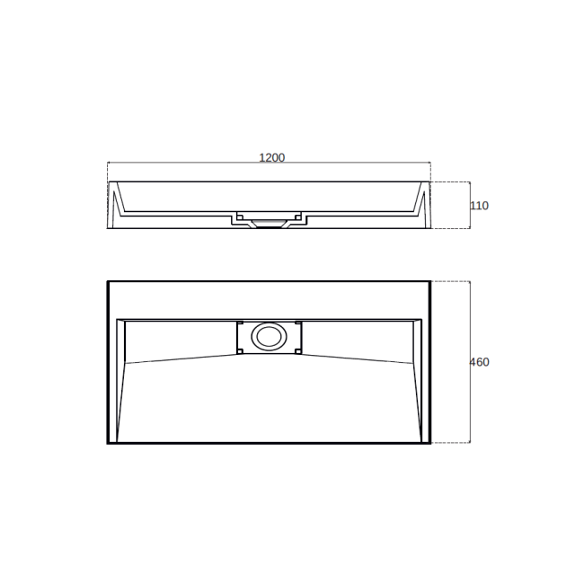 Dexter Black umywalka rys. tech.  120 cm.png