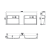 Umywalka konglomerat Casio black mat  rys. tech.png