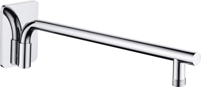 Wylewka prysznicowa ścienna ruchoma - 400 mm, wykończenie: chrom