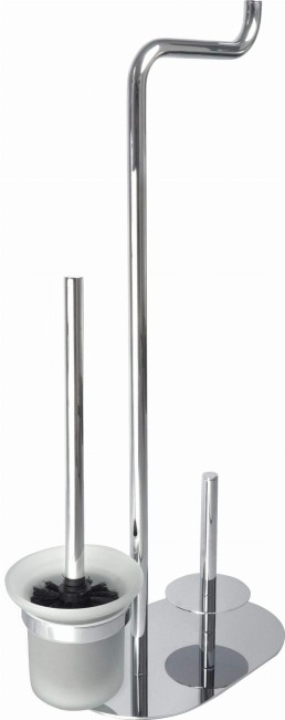 Stojak na papier 3-funkcyjny, wykończenie: chrom