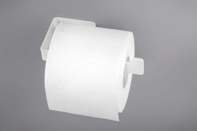 Uchwyt na papier toaletowy ścienny, wykończenie: bianco
