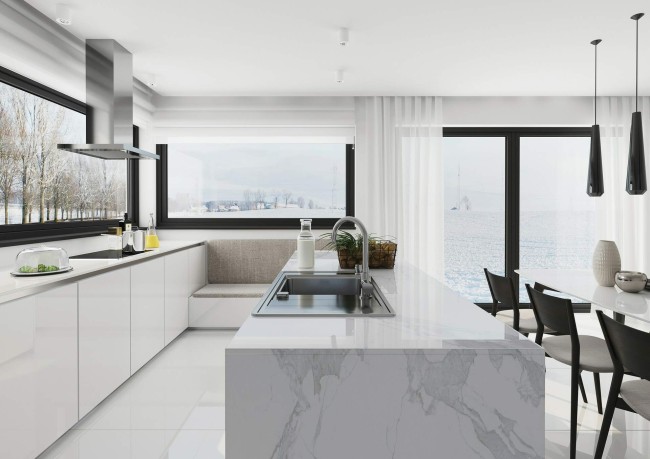 Bateria kuchenna z podłączeniem do filtra wody, wykończenie: chrom