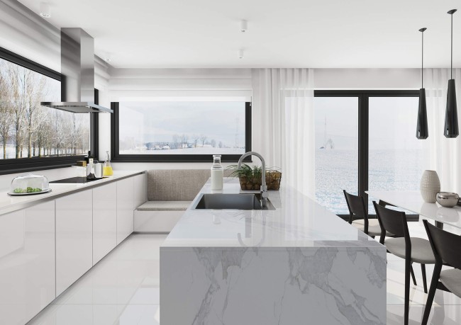 Bateria kuchenna z podłączeniem do filtra wody, wykończenie: chrom