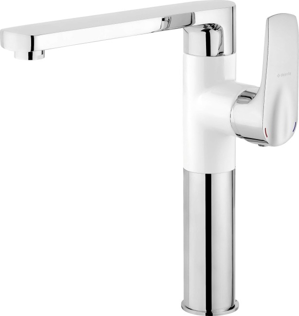 Bateria kuchenna, wykończenie: biały, chrom