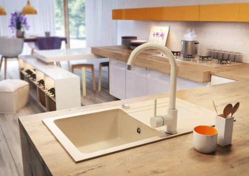 Bateria kuchenna, wykończenie: piasek