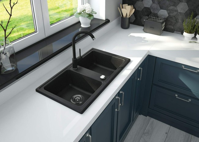 Bateria kuchenna, wykończenie: grafit