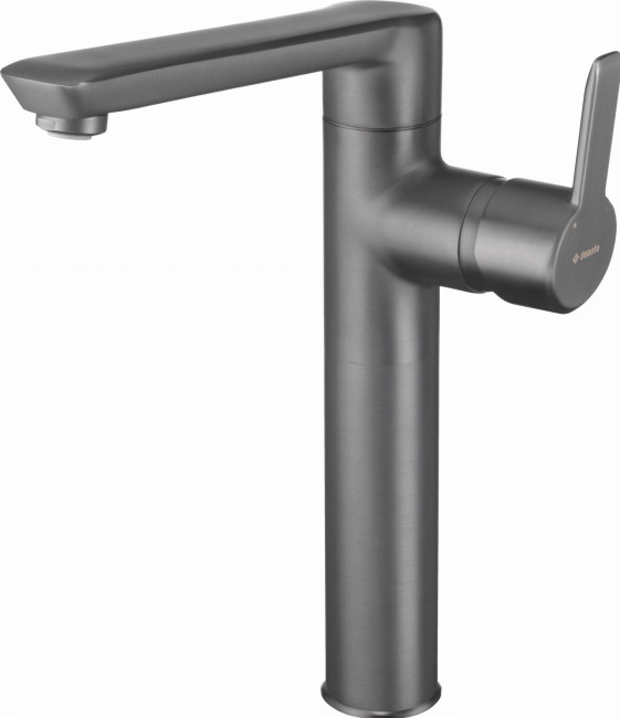 Bateria umywalkowa wysoka, wykończenie: titanium