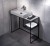 Bateria umywalkowa, wykończenie: titanium