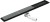 Odpływ liniowy podłogowy 80 cm - Odwracalny, wykończenie: nero
