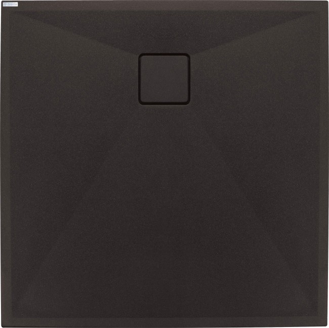 Brodzik granitowy kwadratowy 90x90 cm, wykończenie: nero
