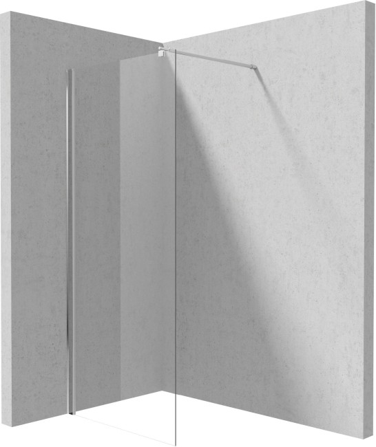 Ścianka prysznicowa / walk-in systemu Kerria Plus 90 cm, wykończenie: chrom