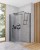 Ścianka prysznicowa / walk-in systemu Kerria Plus 90 cm, wykończenie: chrom