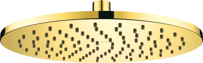 Głowica prysznicowa mosiężna - 250 mm, wykończenie: złoty