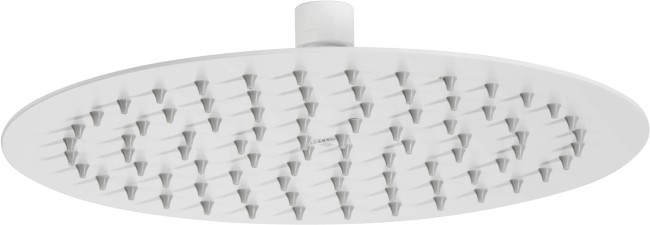 Głowica prysznicowa stalowa - 250 mm, wykończenie: bianco