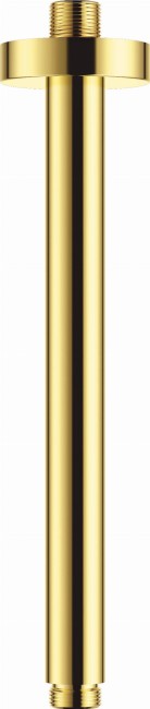 Wylewka sufitowa - 250 mm, wykończenie: złoty