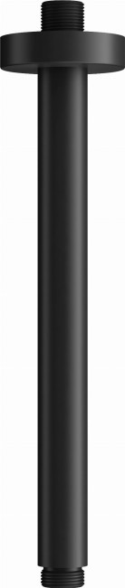 Wylewka sufitowa - 250 mm, wykończenie: nero