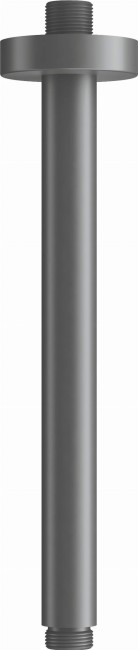 Wylewka sufitowa - 250 mm, wykończenie: titanium