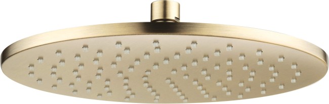 Głowica prysznicowa okrągła, wykończenie: mosiądz