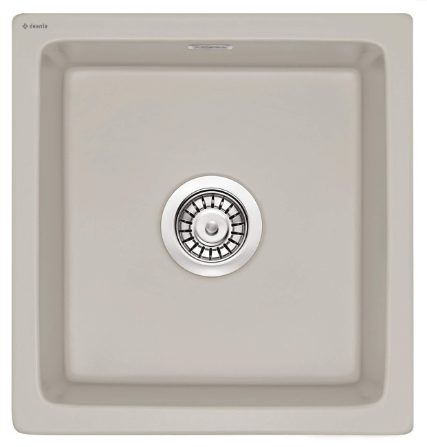 Zlewozmywak ceramiczny 1-komorowy, wykończenie: cappuccino