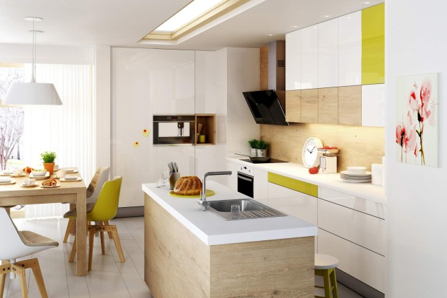 Zlewozmywak stalowy 1-komorowy z ociekaczem, wykończenie: stal, satyna