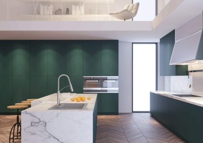 Zlewozmywak granitowy 1-komorowy, wykończenie: szary metalik