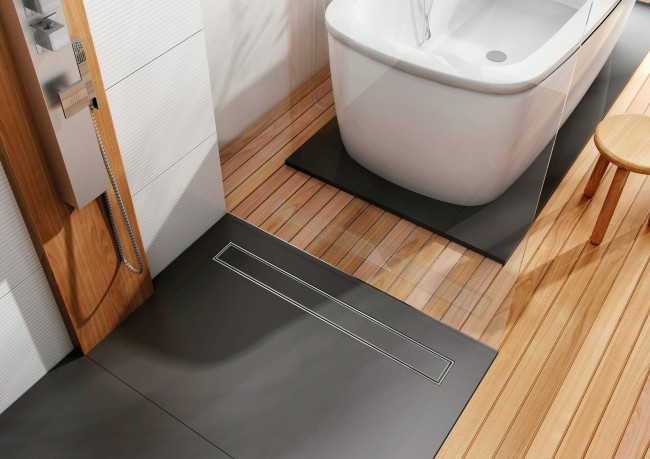Odpływ liniowy podłogowy 100 cm - ruszt pod płytki