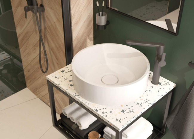 Odpływ liniowy ścienny 30 cm - ruszt pod płytki