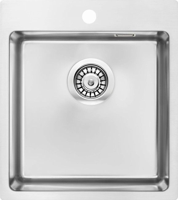 Zlewozmywak stalowy 1-komorowy