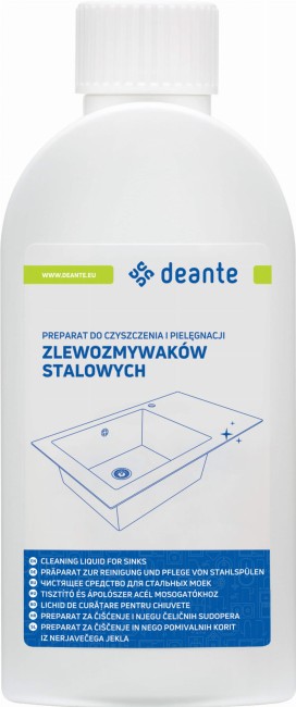Preparat do czyszczenia i pielęgnacji zlewozmywaków stalowych - 250 ml