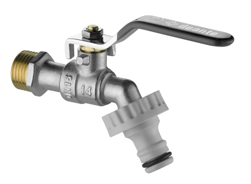 Zawór kulowy czerpalny ogrodowy z adapterami - 1/2"