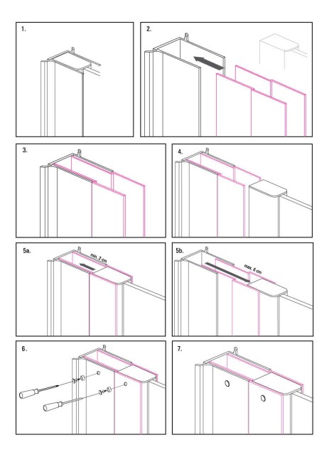 Profil poszerzający z elementami montażowymi 200 cm