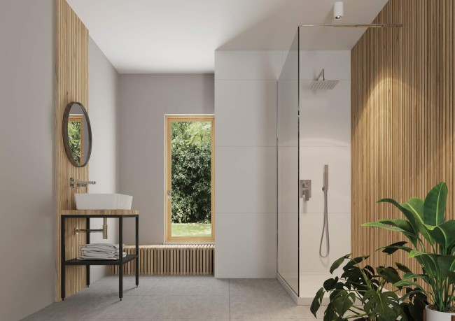 Kabina prysznicowa walk-in 110 cm