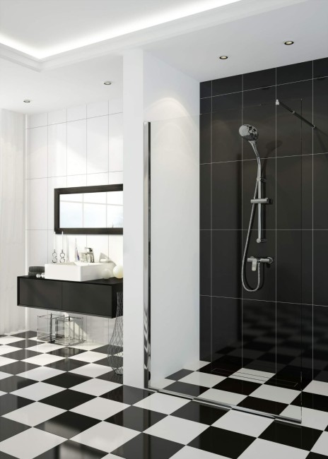 Kabina prysznicowa walk-in 110 cm