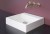 Umywalka granitowa stawiana na blat - 500x400 mm, wykończenie: alabaster