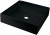 Umywalka granitowa stawiana na blat - 400x400 mm, wykończenie: nero