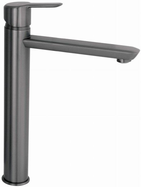 Bateria umywalkowa wysoka, wykończenie: titanium