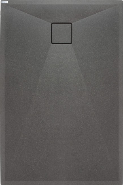 Brodzik granitowy prostokątny 100x70 cm, wykończenie: antracyt metalik