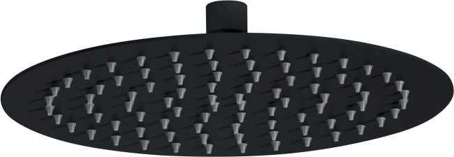 Głowica prysznicowa okrągła - 250 mm, wykończenie: nero