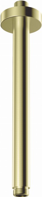 Wylewka sufitowa - 250 mm, wykończenie: złoto szczotkowane
